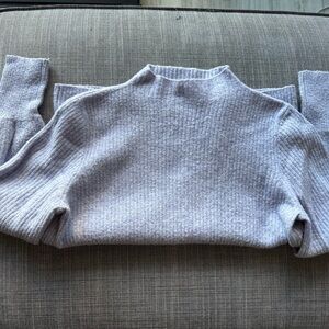 Women's Lilac Turtleneck Sweater